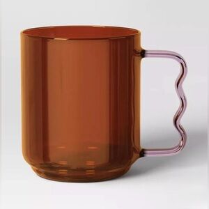 Retro Wave Glass Cup